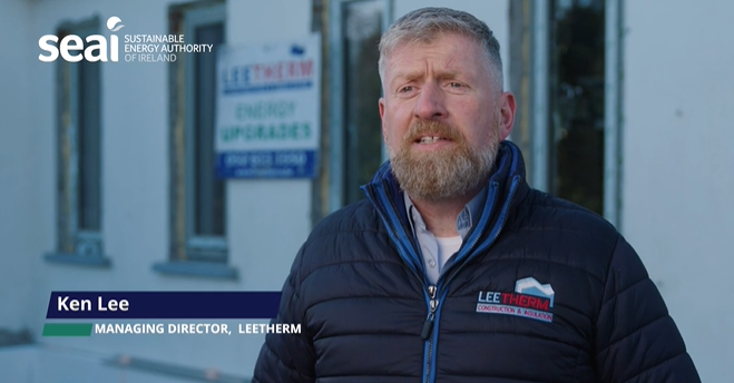 SEAI video release:  How Leetherm became a registered One Stop Shop & latest Home Energy Upgrade of a client in Kilkenny